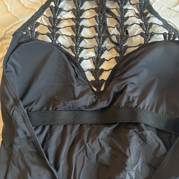 WORN ONCE Forever 21 Crochet One Piece Swimsuit - Picture 3 of 4